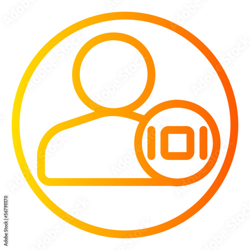 multitask gradient icon