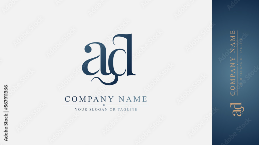 The Power of Typography: A Bold Initial Logo