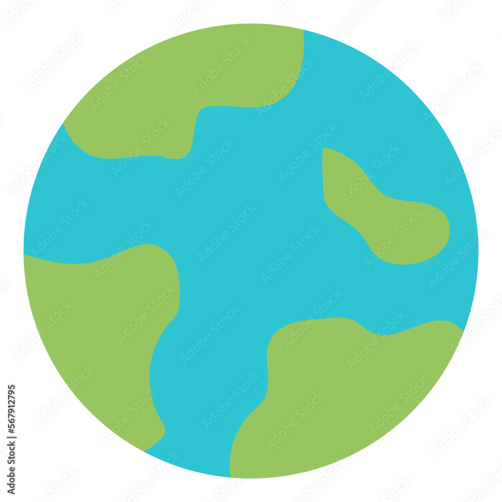 earth flat icon