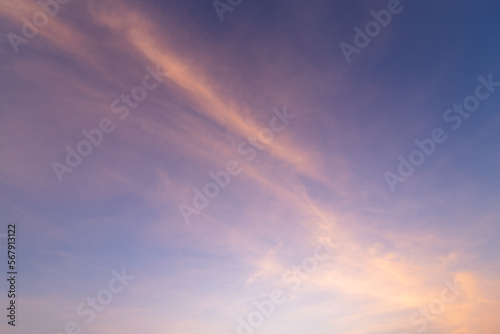 Wallpaper Mural Sunset sky with line cloud for create photo editing in design Torontodigital.ca