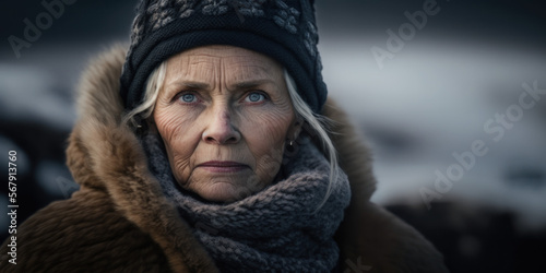 Beautiful Lady from Iceland | Generative AI 