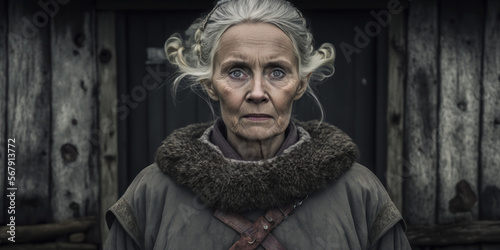 Icelandic Older Lady | Generative AI