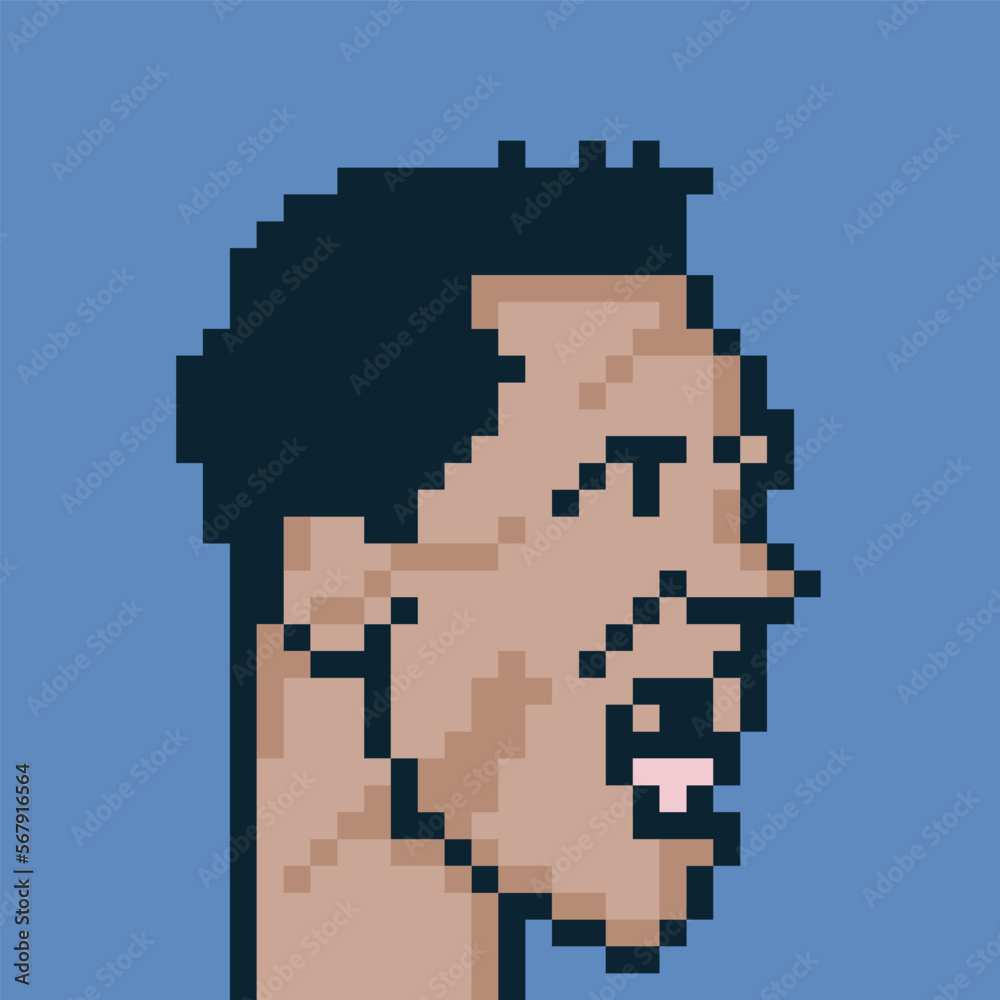 male character in pixel art male character in pixel art