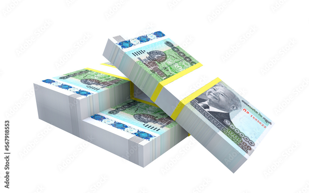 Khmer Money 100000 Riel Banknote