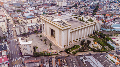  Aerial view of the Temple of Solomon in the Brás neighborhood photo