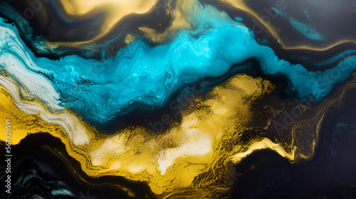 液体のような金色　暗い背景　流れるような　ペイント　壁紙　イメージ　ペンキ
Liquid-like gold, dark background, flowing paint, wallpaper, image, paint