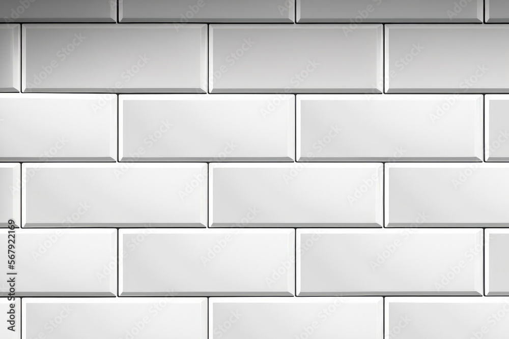 seamless white metro tile background illustration of a horizontal