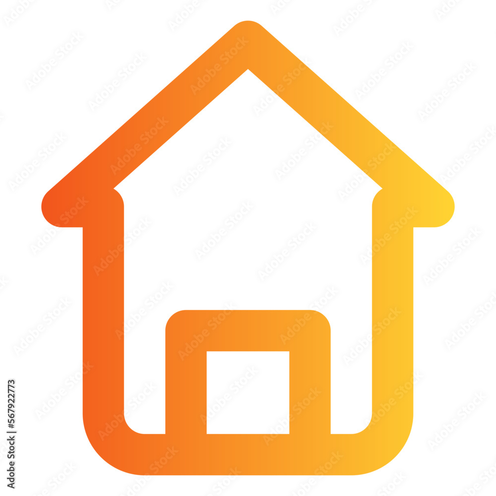 House gradient icon