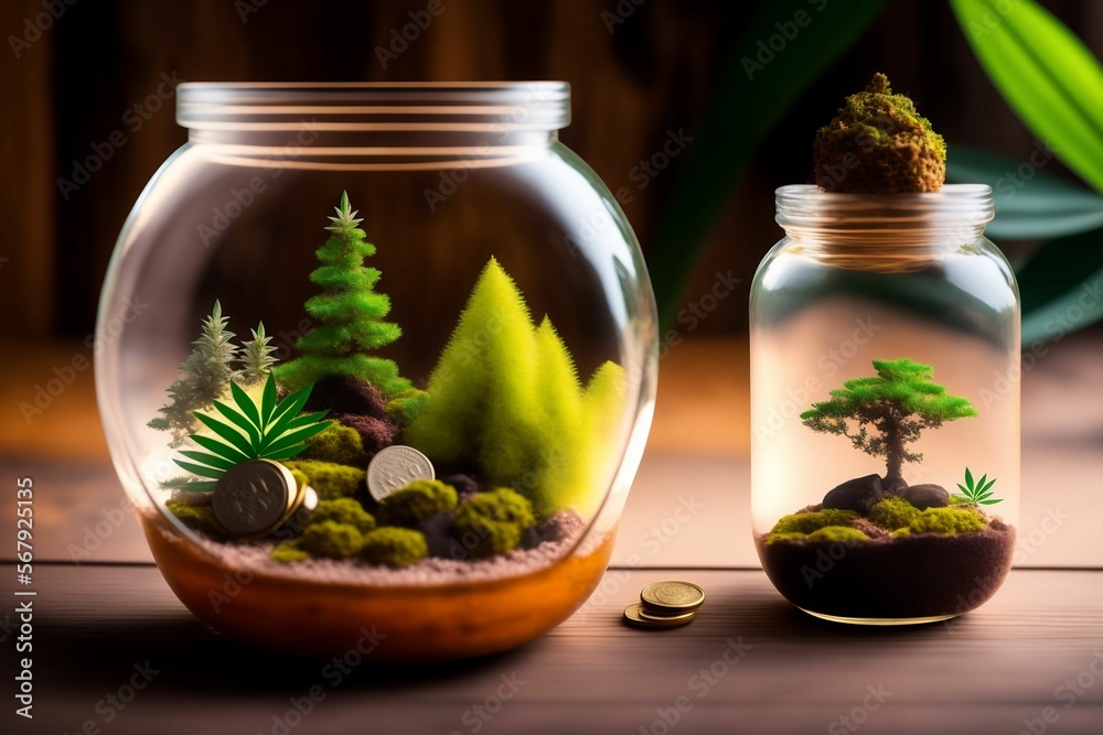 Trees growing on coin, stacking coins with green bokeh background, Business Finance and Money concept, Save money for prepare in the future, green finance, green growth
Trees growing on coin, stacking coins with green bokeh background, Business Finance and Money concept, Save money for prepare in the future, green finance, green growth