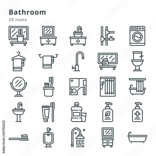 Bathroom icons