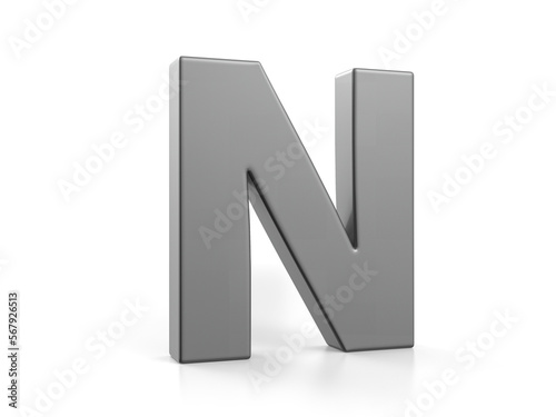 Car paint letter N