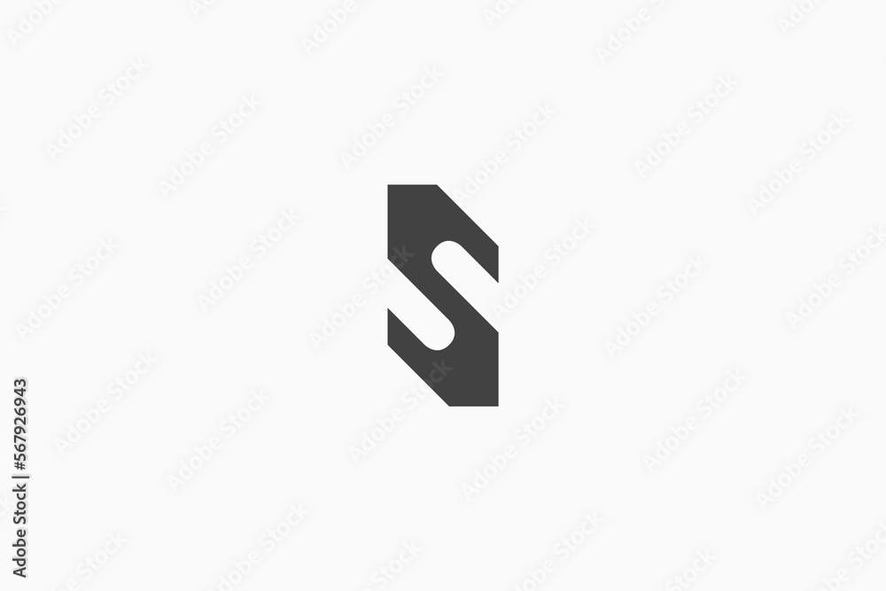 Illustration vector graphic of letter S bold Illustration vector graphic of letter S bold