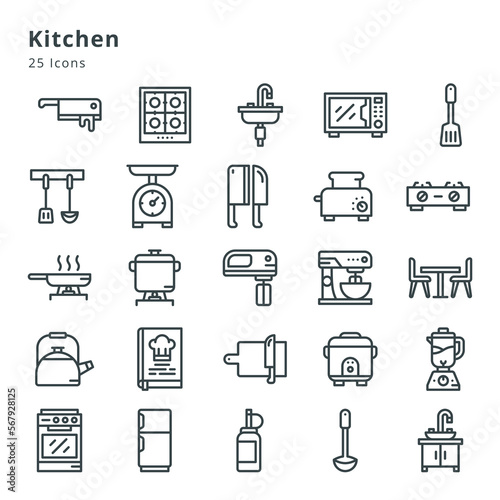 Kitchen icons