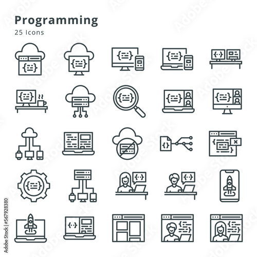 Programming icons 