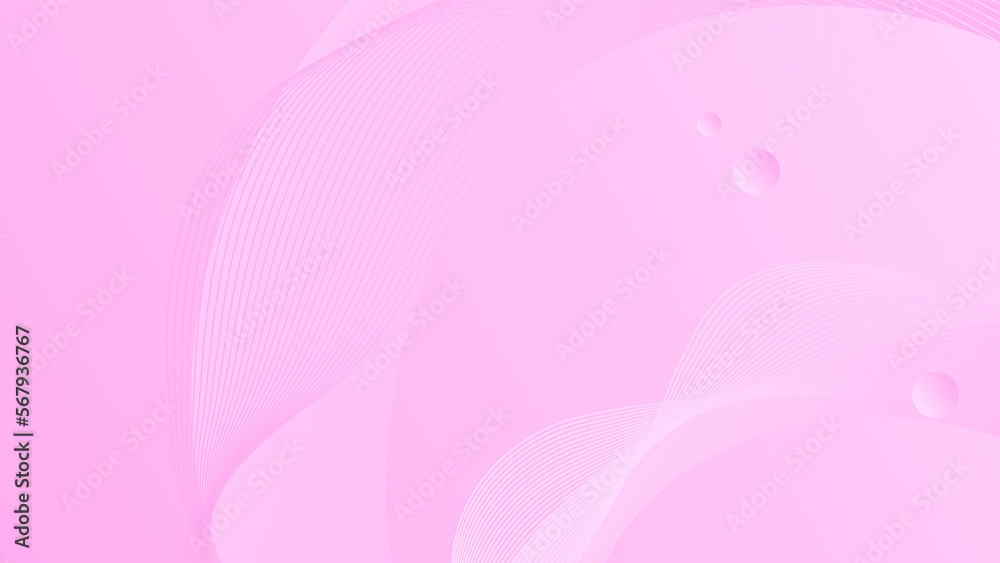 Pink soft pastels abstract background illustration. Full frame of abstract multicolor liqiud background. Wavy shape and smooth gradient.