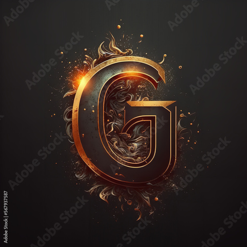 letter G Generative AI photo