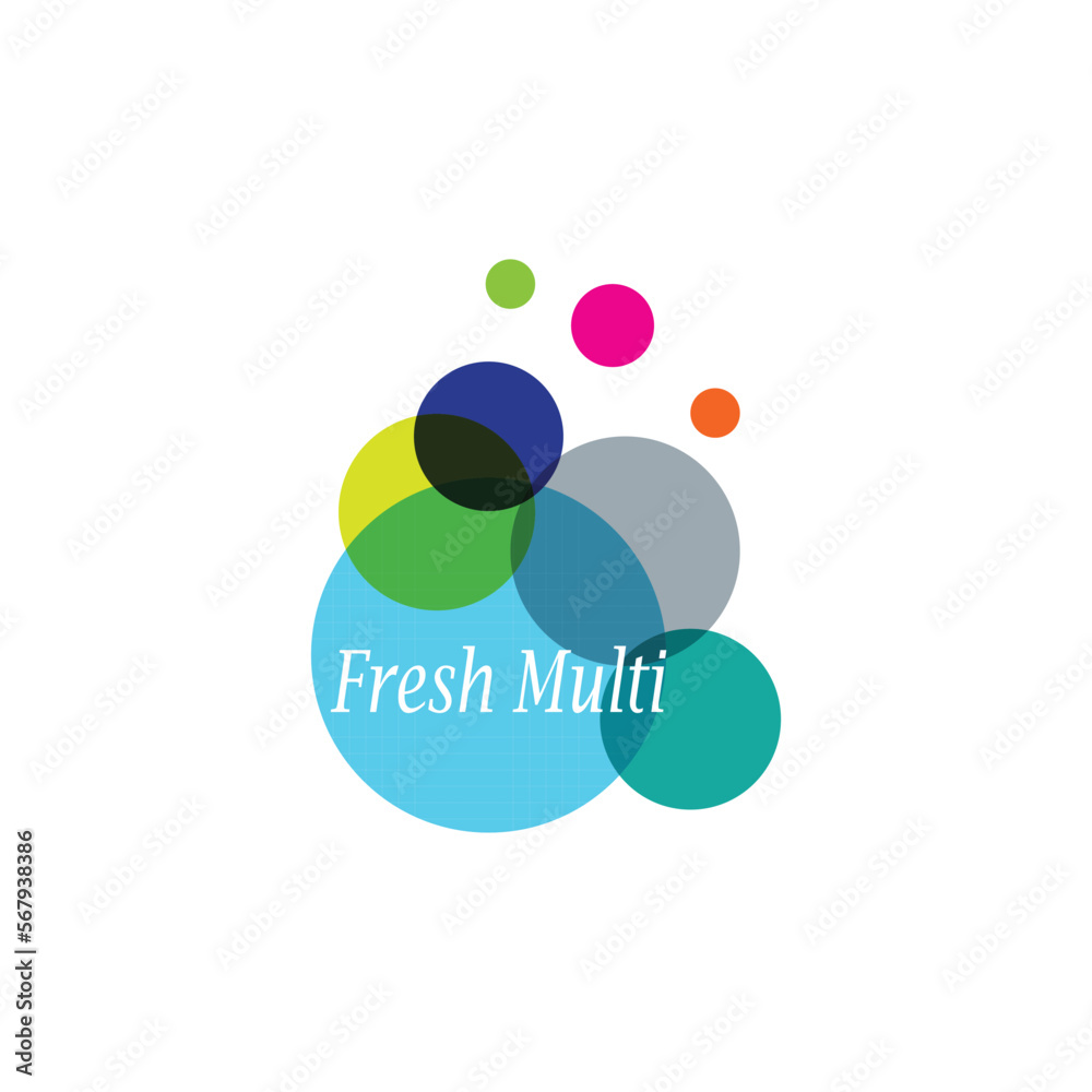 Fresh logo icon and symbol vector flat design template Fresh logo icon and symbol vector flat design template