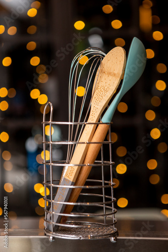 Cooking Studio Bokeh Background