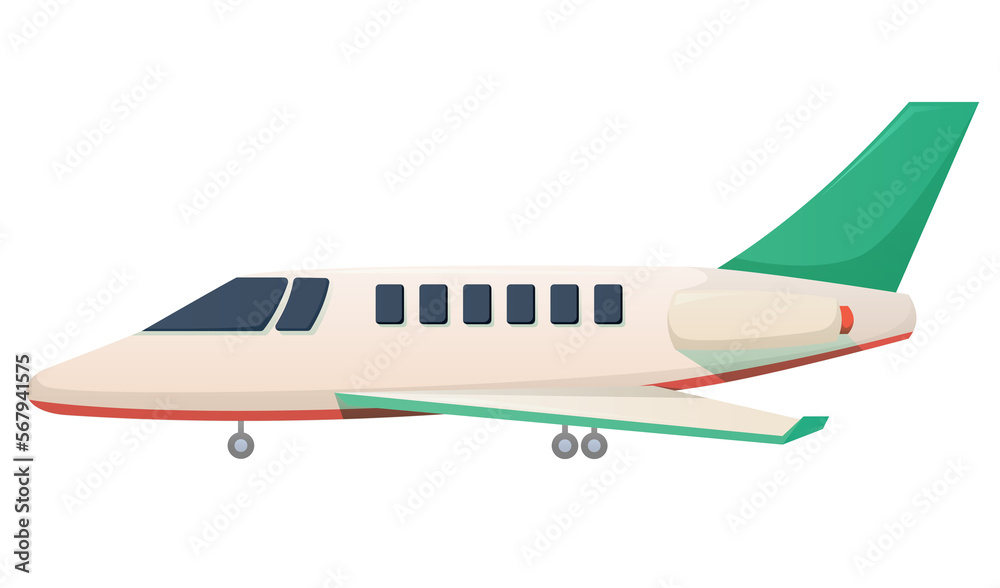Airplane aircraft vehicle isolated illustration Airplane aircraft vehicle isolated illustration
