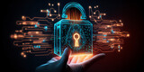 Cyber security, privacy and data storage protection. 