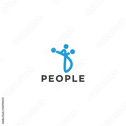 People Logo Template, logo, family vector design template © SuryoMono