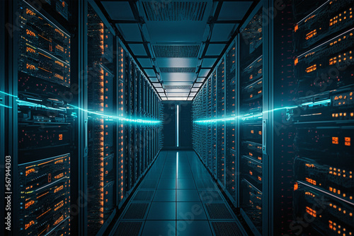 A Look into the World of Data Centers  AI Generated 