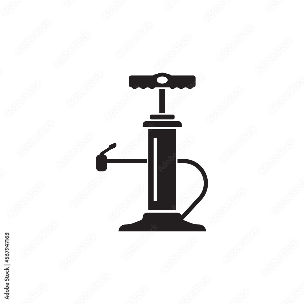 Air pump and compressor icon,logo vector illustration design template. Air pump and compressor icon,logo vector illustration design template.