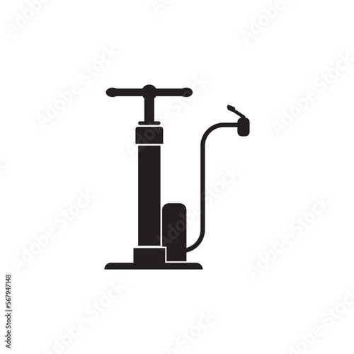 Air pump and compressor icon,logo vector illustration design template.