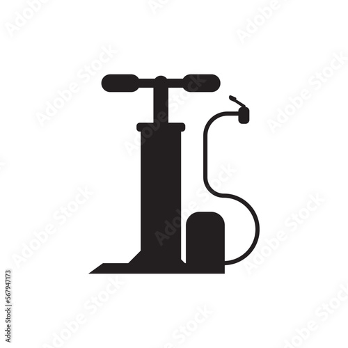 Air pump and compressor icon,logo vector illustration design template.