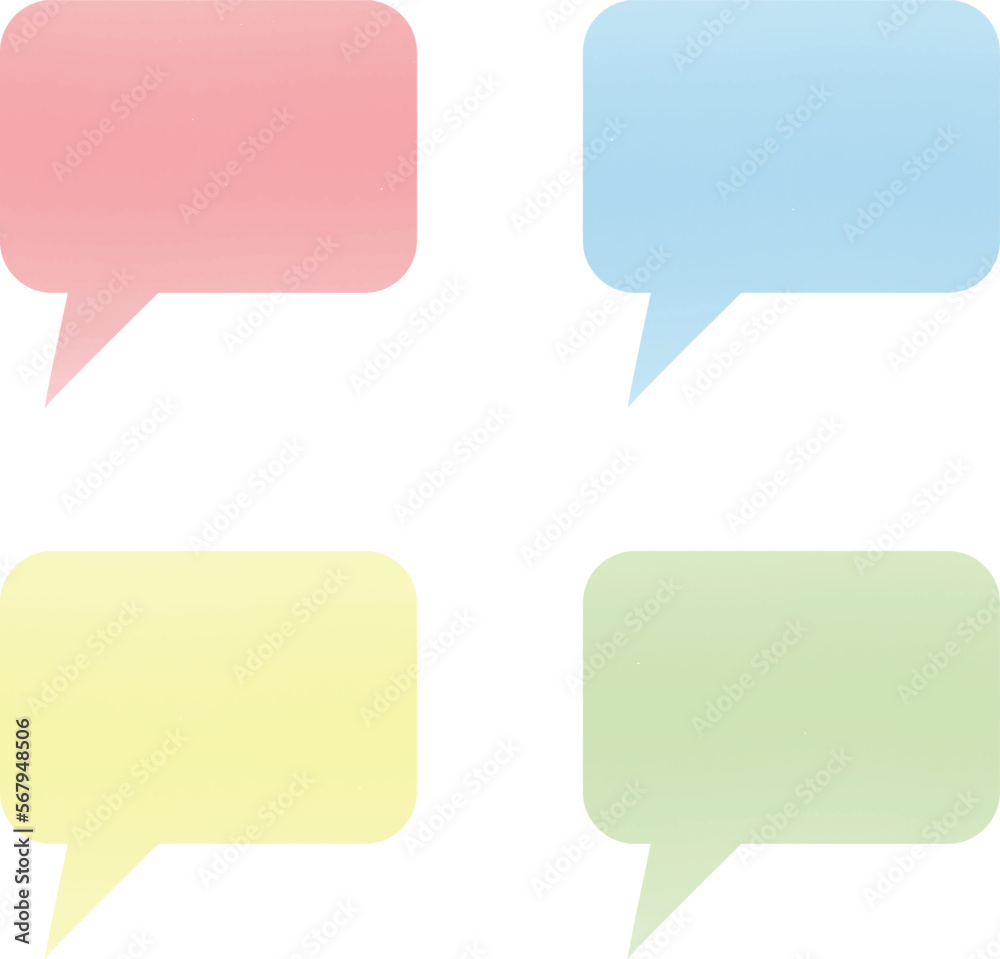 set of speech bubbles vector set of speech bubbles vector