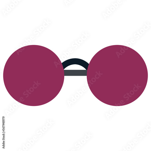 Eyeglasses Flat Icon
