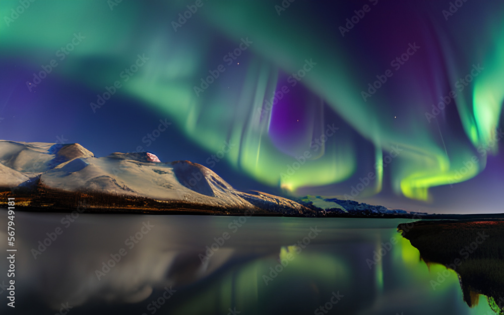 Experience the Night Sky Magic with Our Collection of Northern Lights Over Lake Images