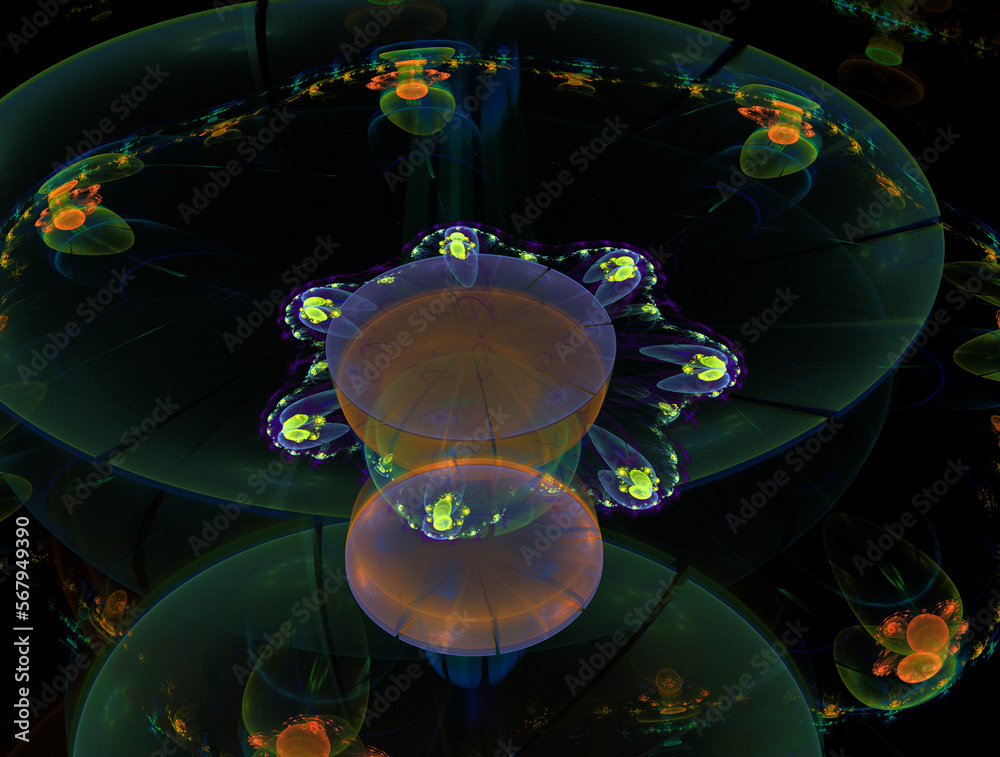 Imaginatory fractal abstract background Image Imaginatory fractal abstract background Image