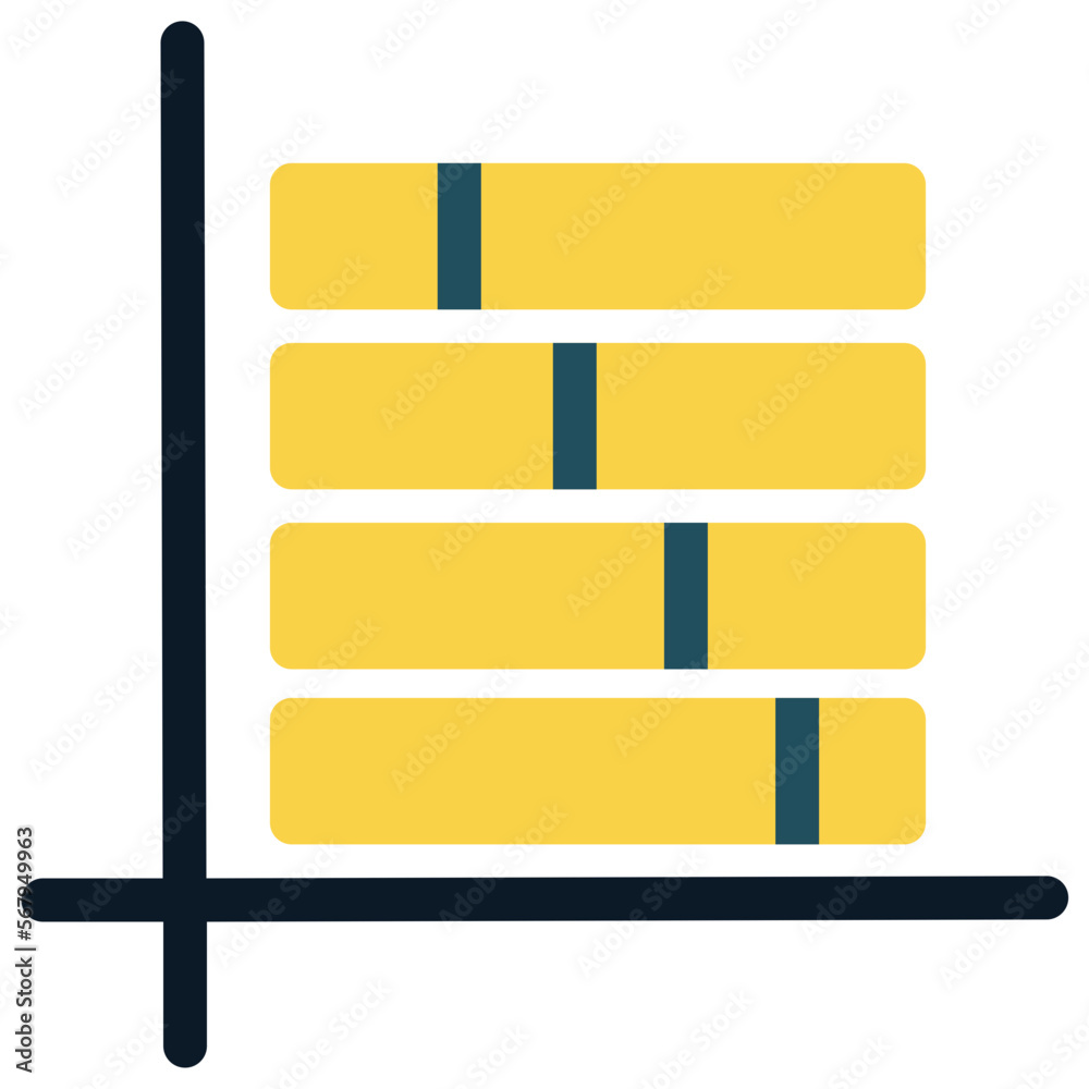 Histogram Flat Icon Histogram Flat Icon