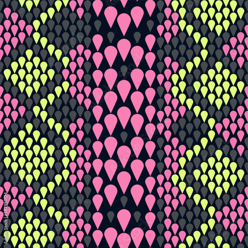 Snake Skin Pattern Seamless Background