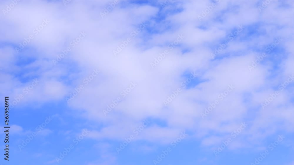 青空と雲のタイムラプス動画 青空と雲のタイムラプス動画