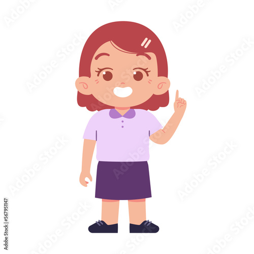 Elementary School Girl Kids
