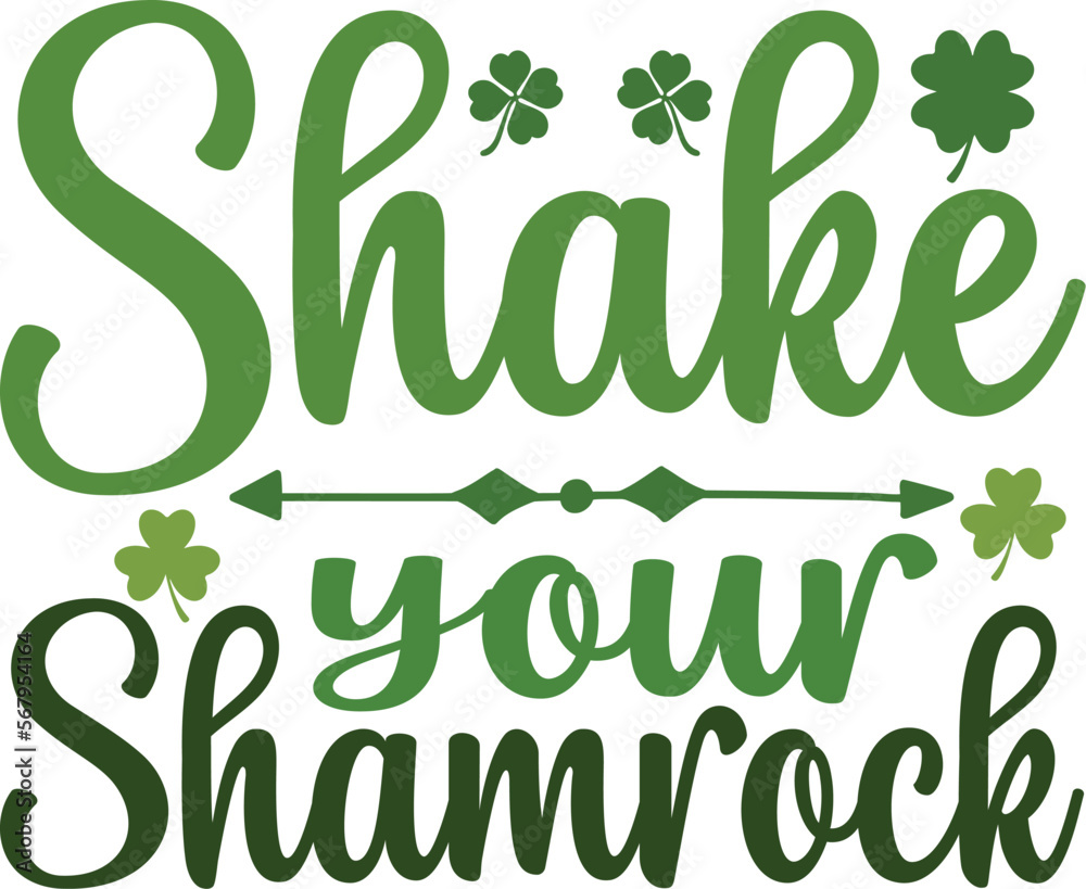 Fototapeta premium shake your shamrock