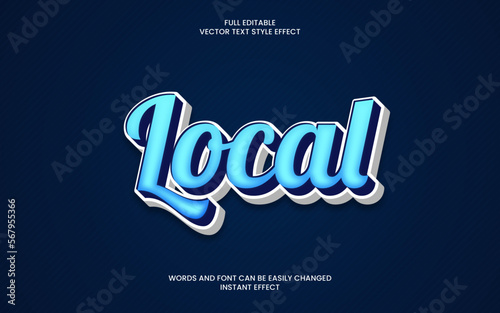 local text effect 