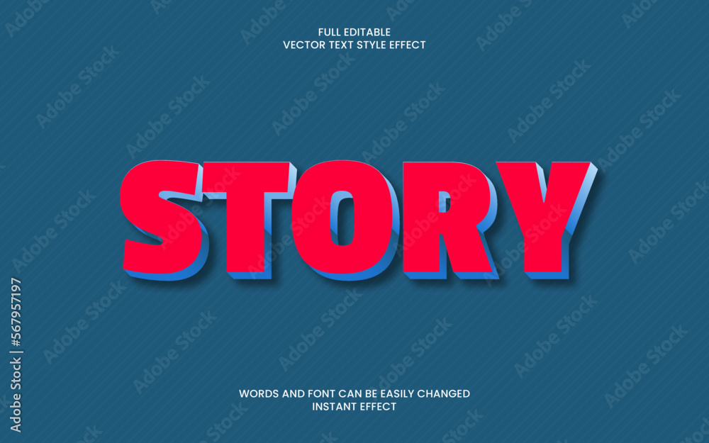 story text effect 