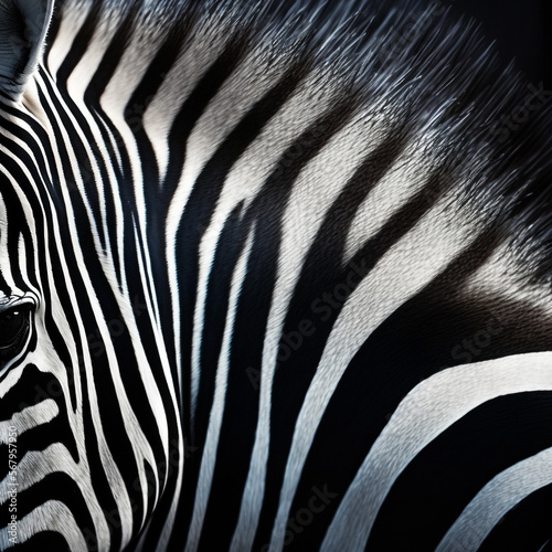 Zebra Close Up