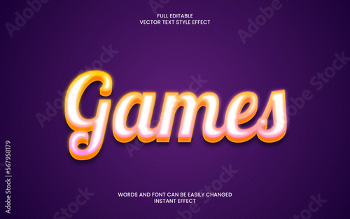 Games Text Effect