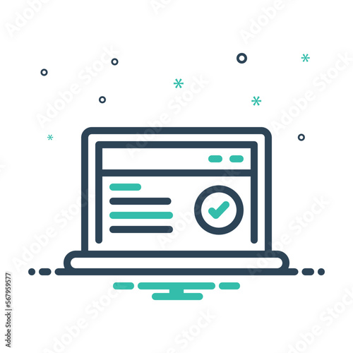 Mix icon for completing