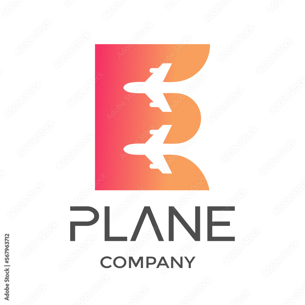Letter E with plane vector logo. This design is modern and suitable for travel and transportation. Letter E with plane vector logo. This design is modern and suitable for travel and transportation.