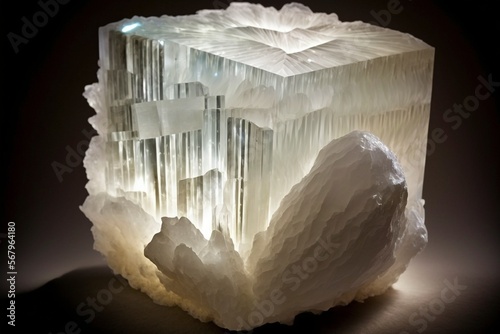 large, Scolecite crystal, illustration photo