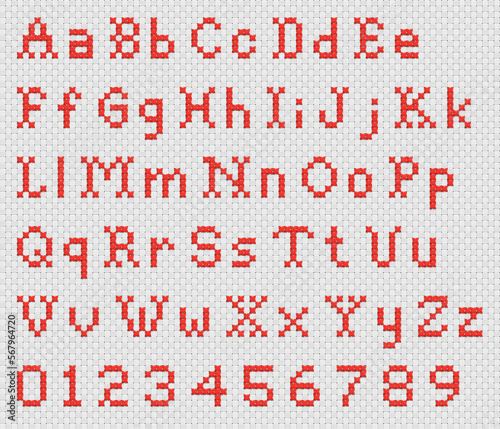 cross-stitch alphabet fonts