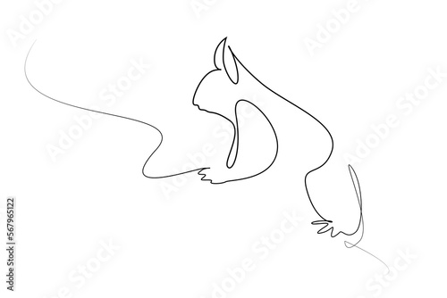 wildlife animal tree living line art