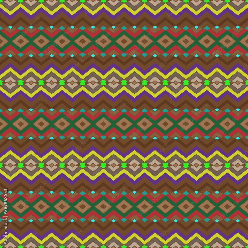 Vector geometric ornament in ethnic style. Seamless pattern with abstract shapes, repeat tiles. Repeating pattern for decor, fabric,textile and fabric. Vector geometric ornament in ethnic style. Seamless pattern with abstract shapes, repeat tiles. Repeating pattern for decor, fabric,textile and fabric.