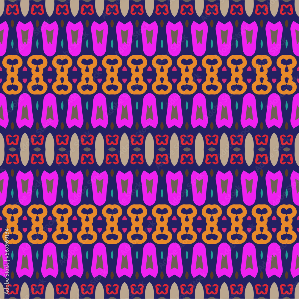 Vector geometric ornament in ethnic style. Seamless pattern with abstract shapes, repeat tiles. Vintage retro texture.Repeating pattern for decor, fabric,textile and fabric. Vector geometric ornament in ethnic style. Seamless pattern with abstract shapes, repeat tiles. Vintage retro texture.Repeating pattern for decor, fabric,textile and fabric.
