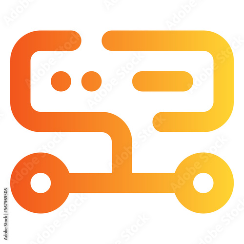 web hosting  gradient icon